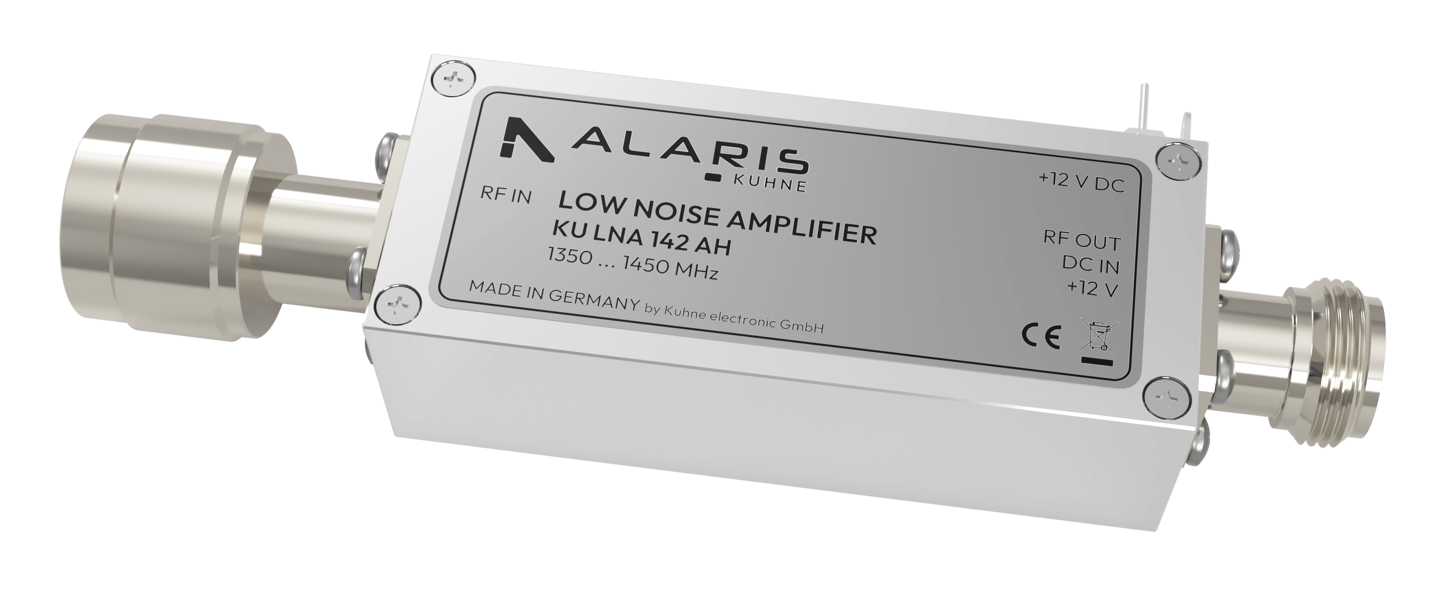 Super Low Noise Preamplifier, 1350 ... 1450 MHz (KU LNA 142 AH)